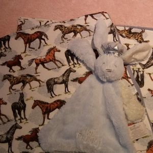Homemade Horse Wild Mustang Baby Blanket